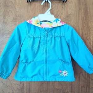 🩵London Fog Fleece-lined Jacket with Floral Accents 🌸